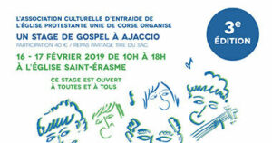 Stage Gospel Ajaccio 16-17/02/19
