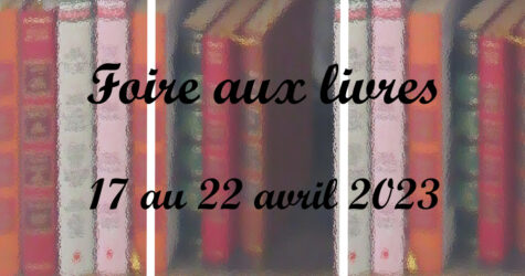 Foire aux livres Printemps 2023